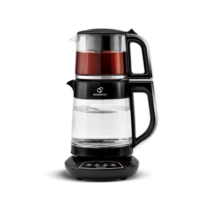 B&Q -  Caysever 3 In 1 Talking  Automatic Tea Maker Kettle And Baby Food Water Preparation1700WChrome