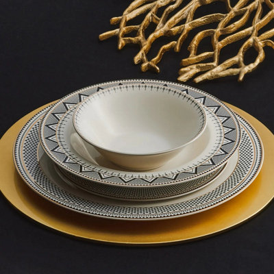 Karaca Globe 24-Piece Bone China Dinner Set For 6 PeopleMulti from B&Q