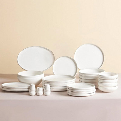 Karaca Stream Bone China New Sunset 53-Piece Dinner Set For 12 PeopleGold from B&Q