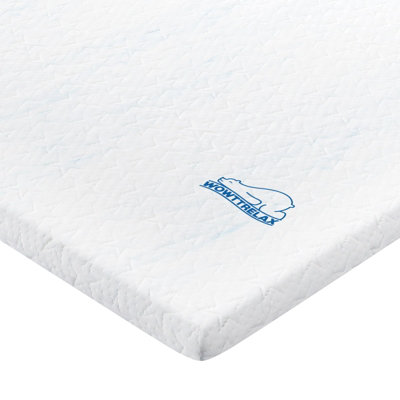 Onemill Dual-Layer 2 Inch Memory Foam Mattress Topper-King from B&Q