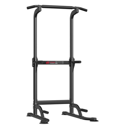 Onemill Power Tower Dip Station With 10-Level Height  Adjustment For Home Gym from B&Q