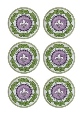 Rozi Provence Collection Side PlatesSet Of 6 from B&Q