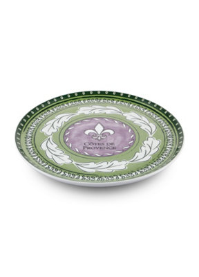 Rozi Green/Purple/Lavender Provence Collection Serving Platter 30 Cm 30Cm