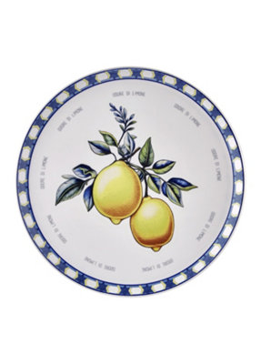 Rozi Odore Di Limone Collection Serving Platter 30 Cm from B&Q