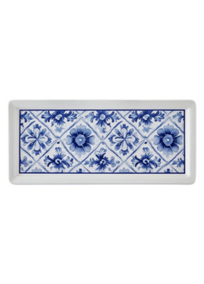 Rozi Odore Di Limone Collection Rectangular Serving Platter 35 X 16 Cm from B&Q