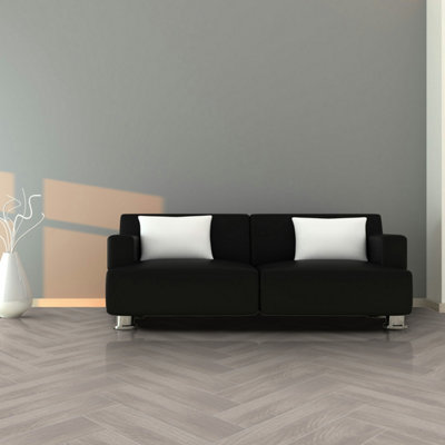  - Amazonica Grey Wood Effect 600mm X 150mm Premium Porcelain Matt Wall & Floor TilePack Of 13 (1.17M2)