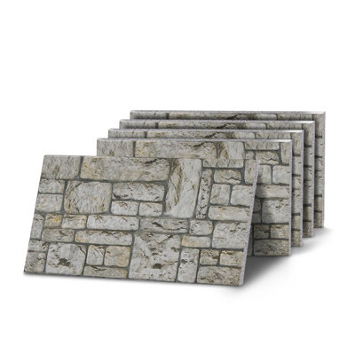B&Q -  Kb Panels 3D Wall PanelsBrick EffectLightweight EpsEasy InstallIndoor/outdoor5 Panels