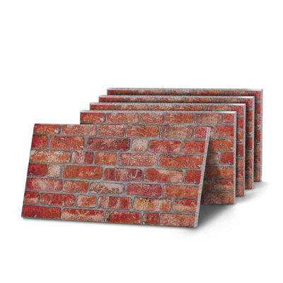B&Q -  Kb Panels 3D Wall PanelsBrick EffectLightweight EpsEasy InstallIndoor/outdoor5 Panels