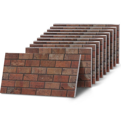 B&Q -  Kb Panels 3D Wall PanelsBrick EffectLightweight EpsEasy InstallIndoor/outdoor10 Panels