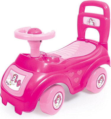 B&Q - Ride On Toy Car For KidsDolu Pink Unicorn Design37X21X47 Cm