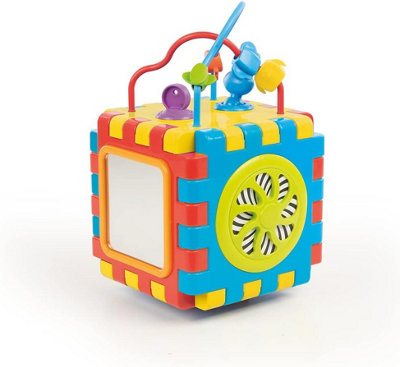 B&Q - Multi-Activity Toy Cube For Toddlers  Cube Educational & Fun Toy 12+ Months