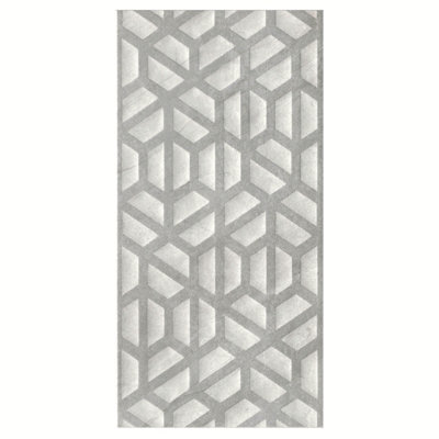  - Manhattan Grey Matt Décor Ceramic Indoor Wall Tile Sample