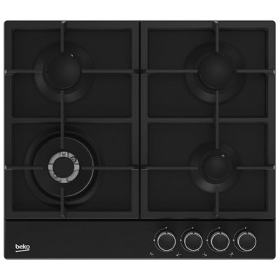 Beko Hiaw164225Sb 58Cm Gas HobBlack from B&Q