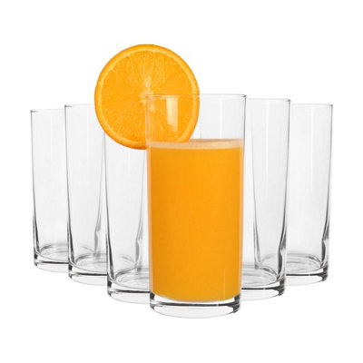 B&Q -  Lav Liberty Highball Glasses295MlClearPack Of 6
