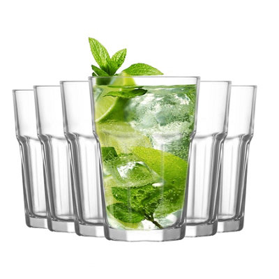 LAV Glassware Lav Aras Highball Glasses365MlClearPack Of 6 from B&Q