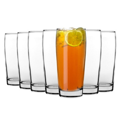 Lav Unisex Clear Bardi Willi Becher Beer Glasses - 370Ml - Pack Of 6 - Image 4