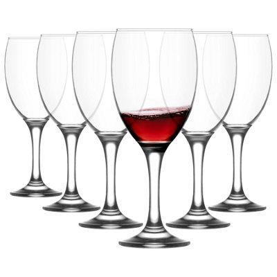 Lav Glassware Red 590Ml Empire Wine Glasses - Pack Of Six - Image 7