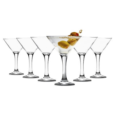 LAV Glassware Lav Misket Martini Glasses175MlPack Of 6 from B&Q