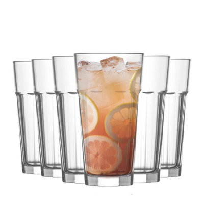 LAV Glassware Lav Aras Highball Glasses360MlClearPack Of 6 from B&Q