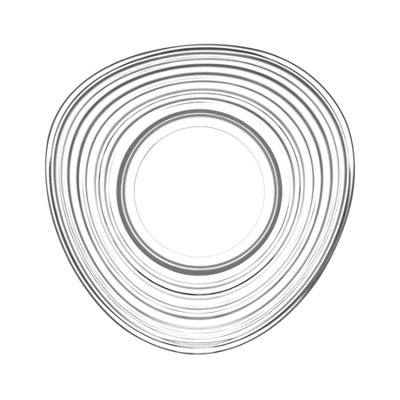Derin Turkish Tea Glass Saucers - 13cm - Clear - Pack of 6 - Image 4