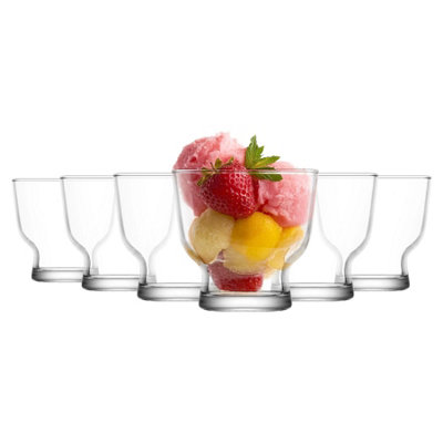LAV Glassware Lav Petit Glass Ice Cream Bowls240MlPack Of 6 from B&Q
