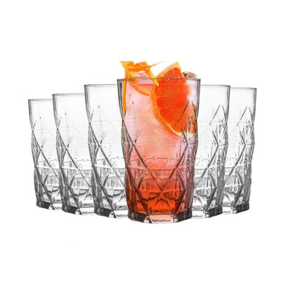 LAV Glassware Lav  Keops Highball Glasses460MlClear