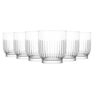 Lav Glassware Lav Tokyo Whiskey Glasses - Clear - Pack Of 6 330Ml