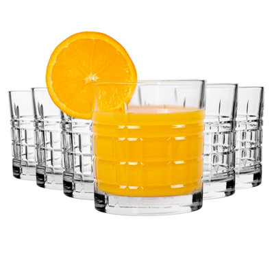 Lav Glassware Lav Brit Whiskey Glasses - 325Ml - Clear - Pack Of 6