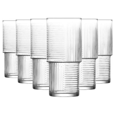 LAV Glassware Lav Helen Stacking Highball Glasses515MlPack Of 6 from B&Q