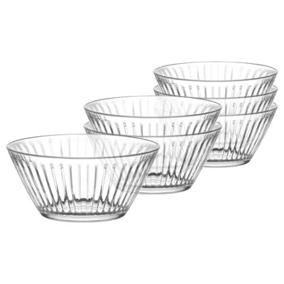 Lav Hestia Glass Snack Bowls10.5CmPack Of 6 from B&Q