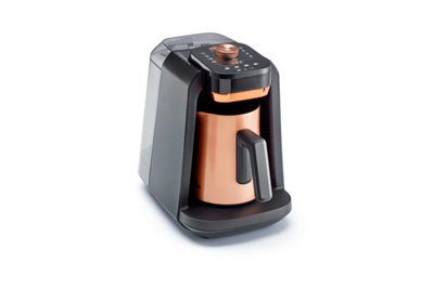 B&Q -  Okka Rich Pro Plus Turkish Coffee Machine With Water TankBlack And Copper
