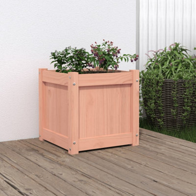 Berkfield Garden Planter 40X40X40 Cm Solid Wood Douglas from B&Q
