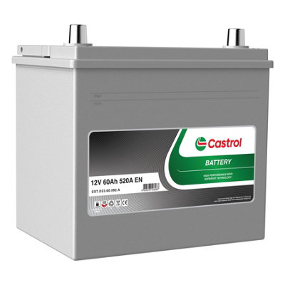 B&Q - Car Starter Battery 005L 60Ah 520A Cca 12V Wet Flooded T1 Terminal 