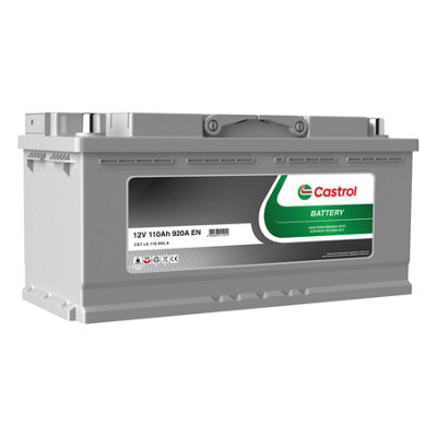 B&Q - Car Starter Battery 020 110Ah 920A Cca 12V Wet Flooded T1 Terminal 