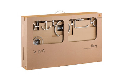 Vitra Chrome 5-Piece Bathroom Accessory Set