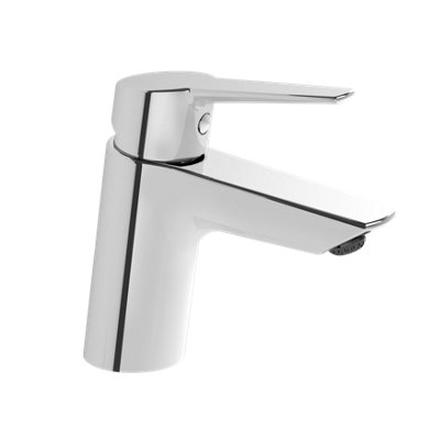 Vitra Solid S Chrome Effect Basin Mixer Tap from B&Q