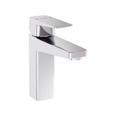 Vitra Root Chrome Square Basin Mixer from B&Q
