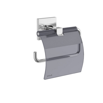 Vitra Root Toilet Roll Holder With Cover from B&Q