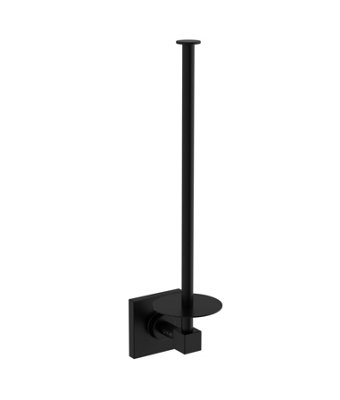 Vitra Root Matt Black Spare Toilet Roll Holder from B&Q