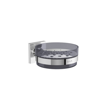 Vitra Root Wall-Mounted Chrome Soap Dish from B&Q