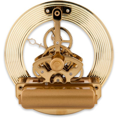 86mm Gold Skeleton Clock - Project Kits