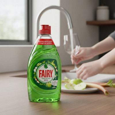 Fairy Washing Up Liquid Apple Scent 320Ml Dish Soap For Sparkling Clean Dishes Everyday from B&Q