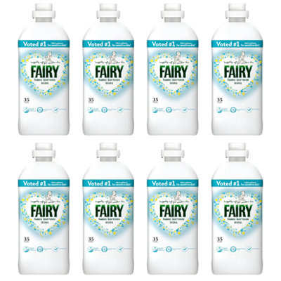 Fairy Non Bio Laundry Fabric Softener For Sensitive Skin 35W (8X 1.155L Bottles) from B&Q