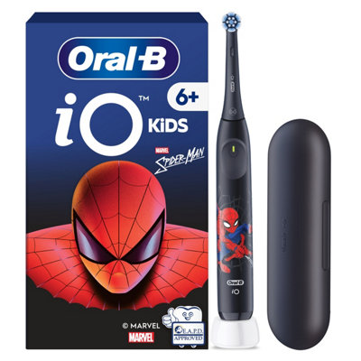 Oral-B Io Kids Marvel Spiderman Electric Toothbrush, 1 Toothbrush Head, 1 Travel Case - Image 8