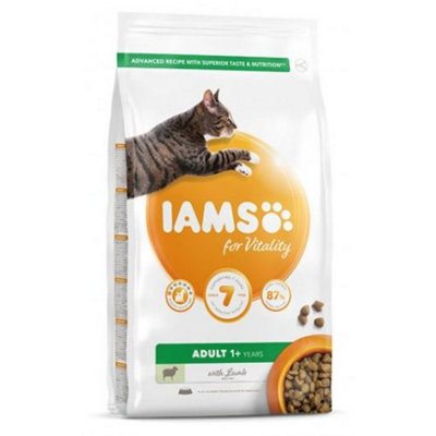 Iams Vitality Adult Cat With Lamb 2Kg from B&Q
