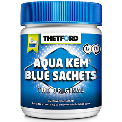 B&Q -  Aqua Kem Chemical Toilet Blue Bags 15 Sachets