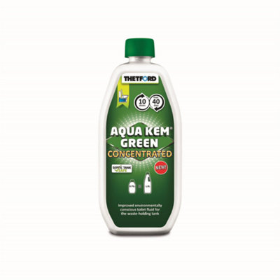 AQUAKEM GREEN CONCENTRATE 0.75L CHEMICAL FOR THETFORD PORTABLE CARAVAN TOILET - Image 16