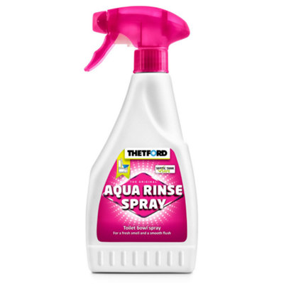 Thetford Aqua Rinse Spray Cassette Toilet Bowl Cleaner 500Ml Liquid from B&Q