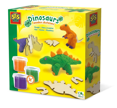 B&Q -  DoughDinosaurs Wooden Skeletons