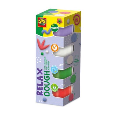 Ses Creative Unisex Multicolor Feel Good Dough - Relax (4X90gr) | Size: 1 Pack - Image 2